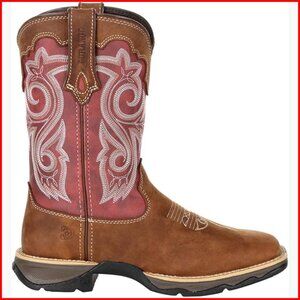 10" Mid-Calf Boots with Cushion Flex Insole, Double Row Stitch Sole